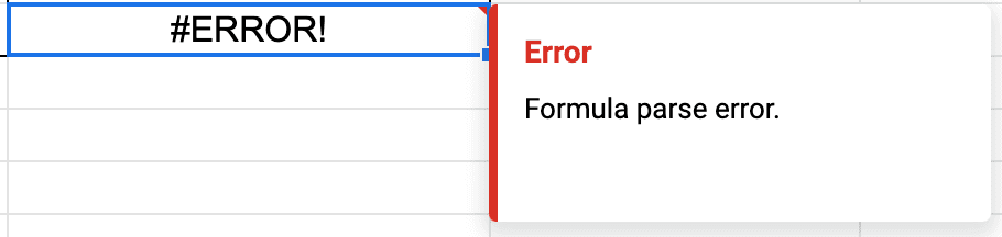 VLOOKUP #ERROR! error